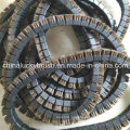 Nylon ou cerda Escova Cadeia têxtil material com cinto (YY-255)